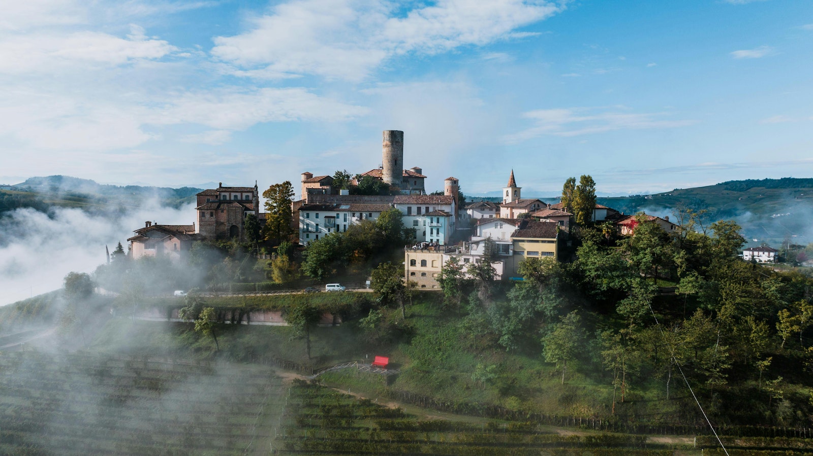 Vigneti del Barolo DOCG nelle Langhe piemontesi