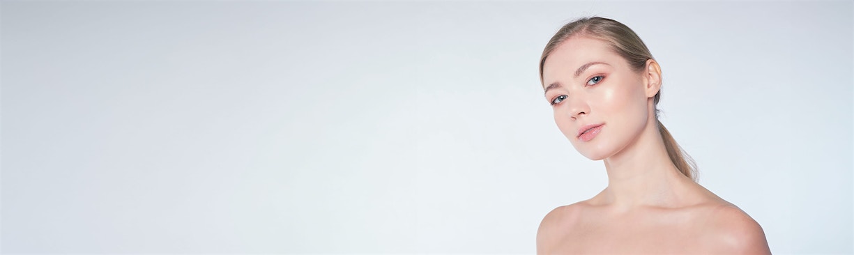 woman with hair in ponytail