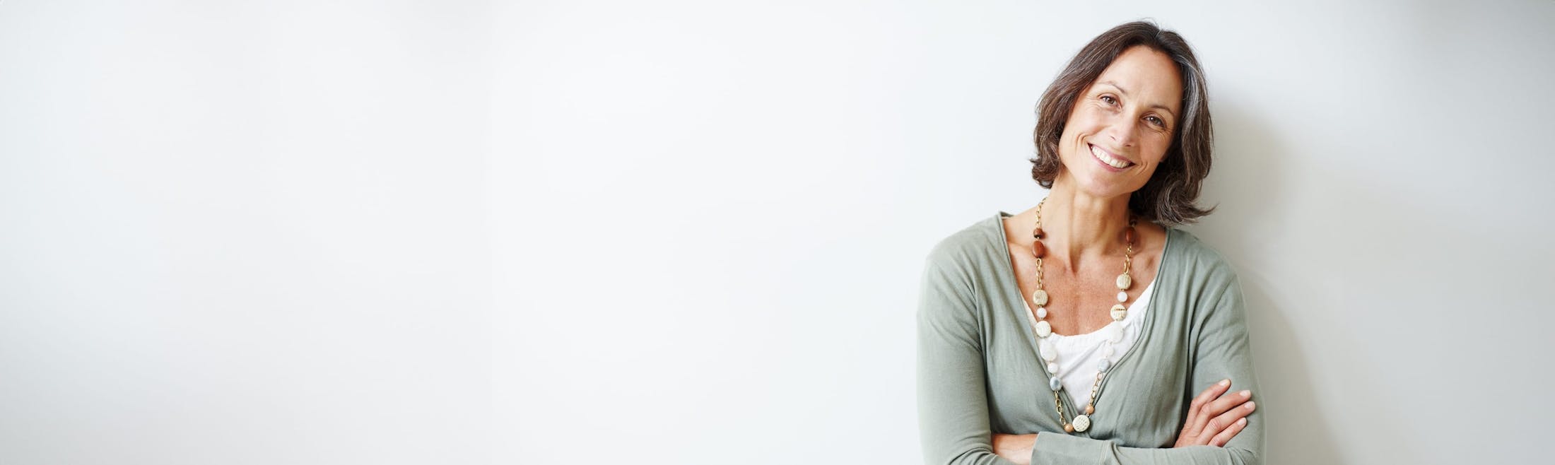 woman smiling