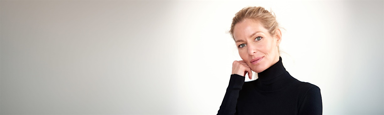 woman wearing black turtleneck