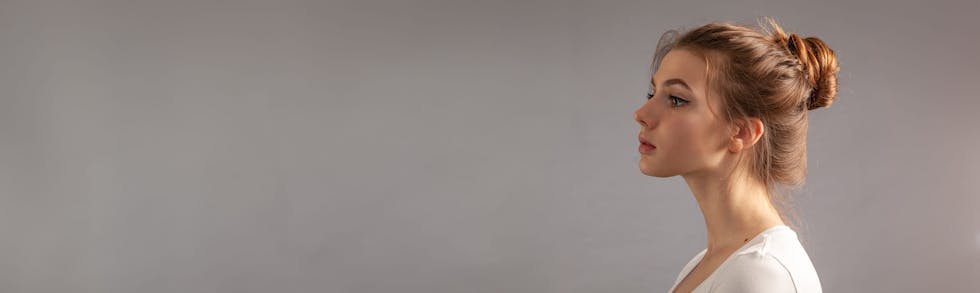 woman looking off into distance