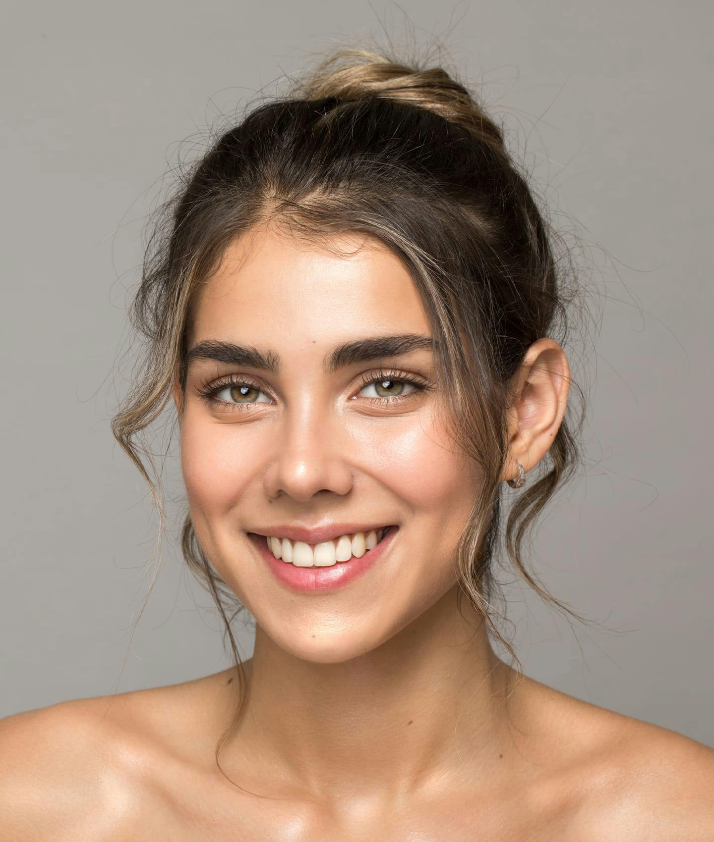 woman smiling