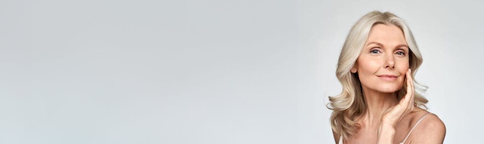 woman in white blouse