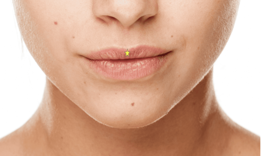 A woman's lips