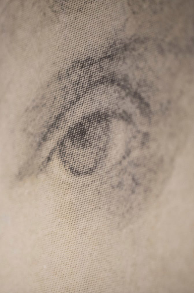 drawing of an eye