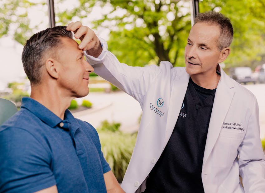 Doctor and patient during consultation