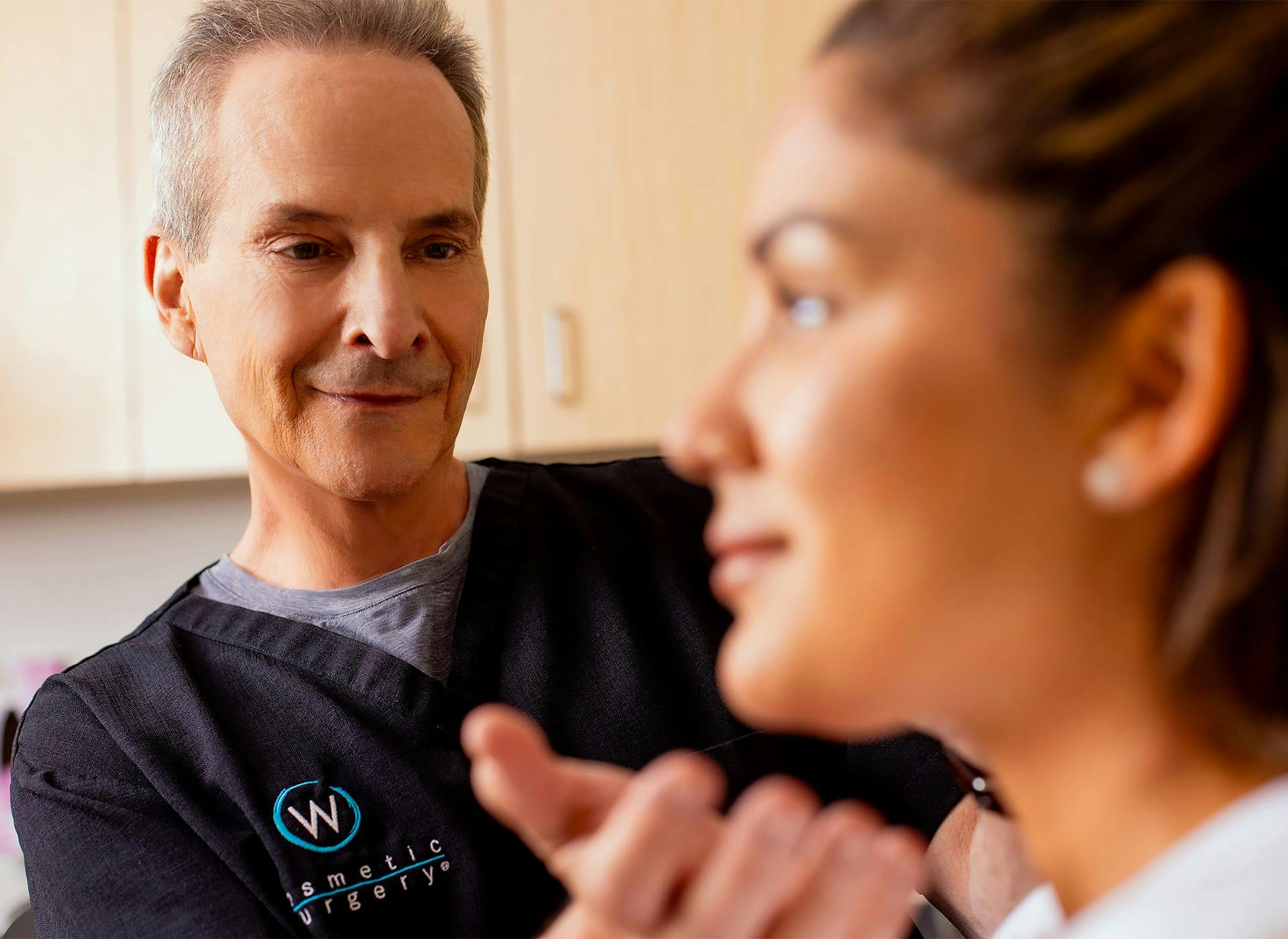Doctor and patient during consultation