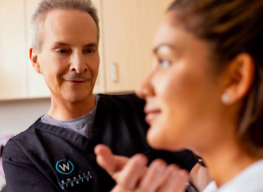 Doctor and patient during consultation