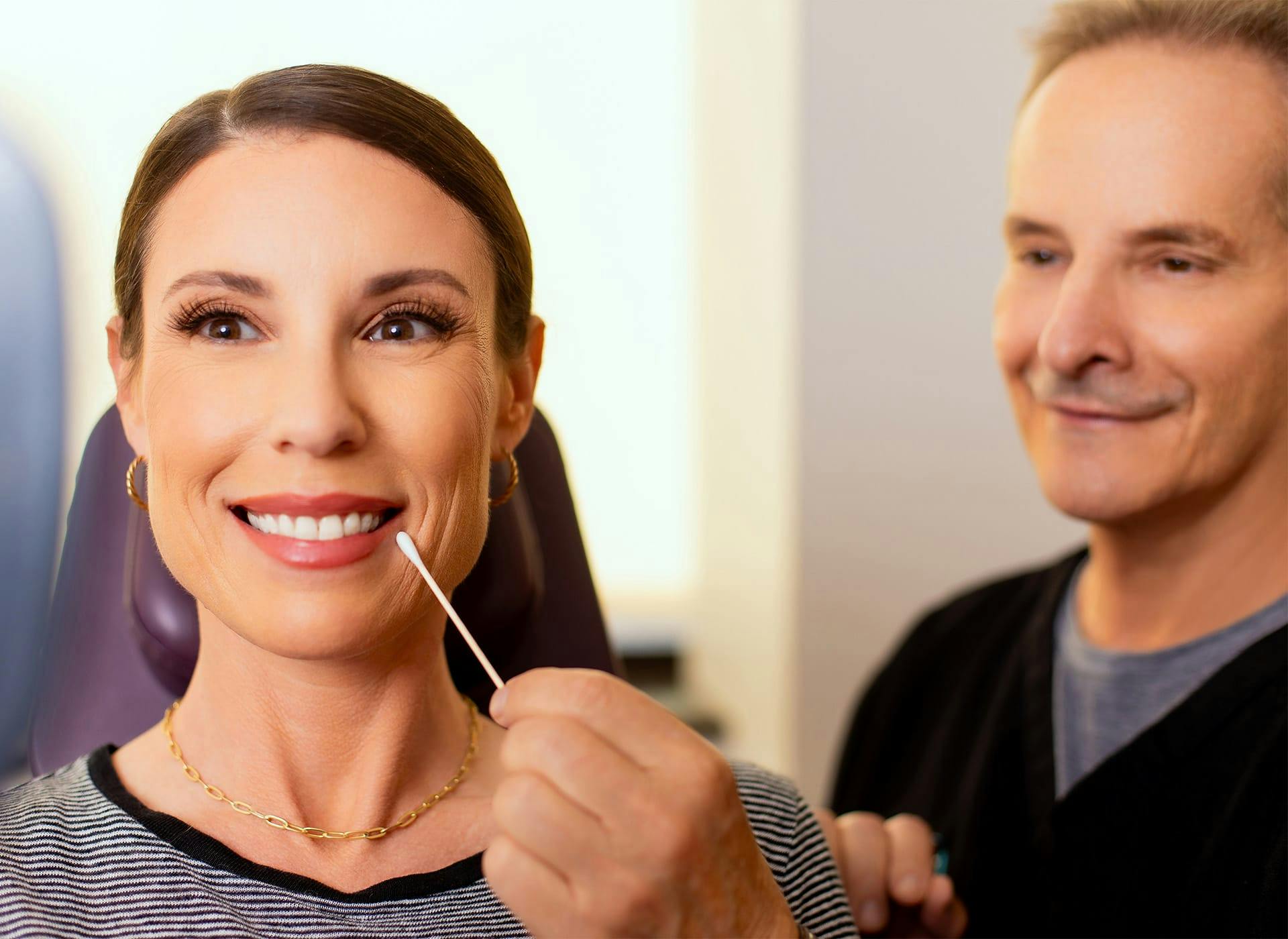 Doctor and patient during consultation
