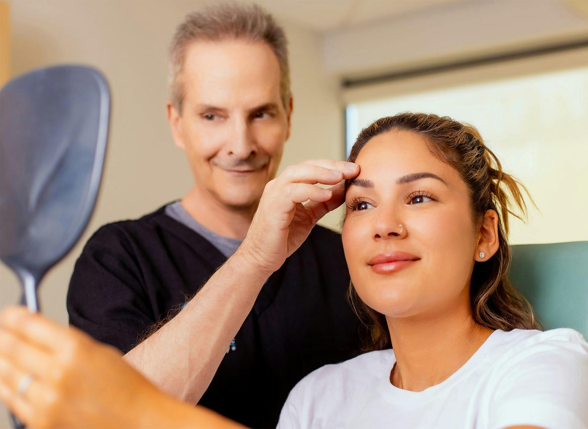 Doctor and patient during consultation