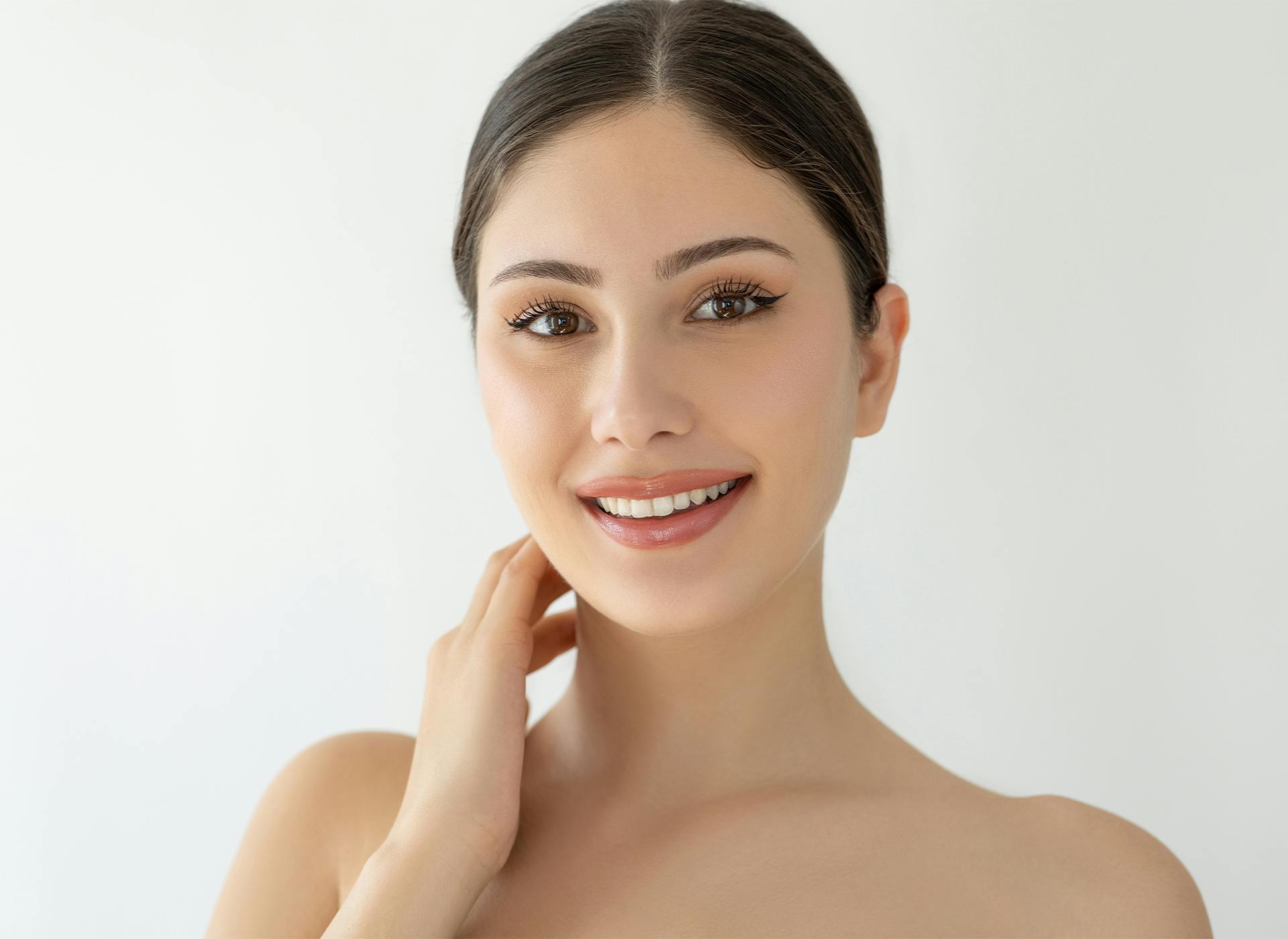 Woman smiling at new patient