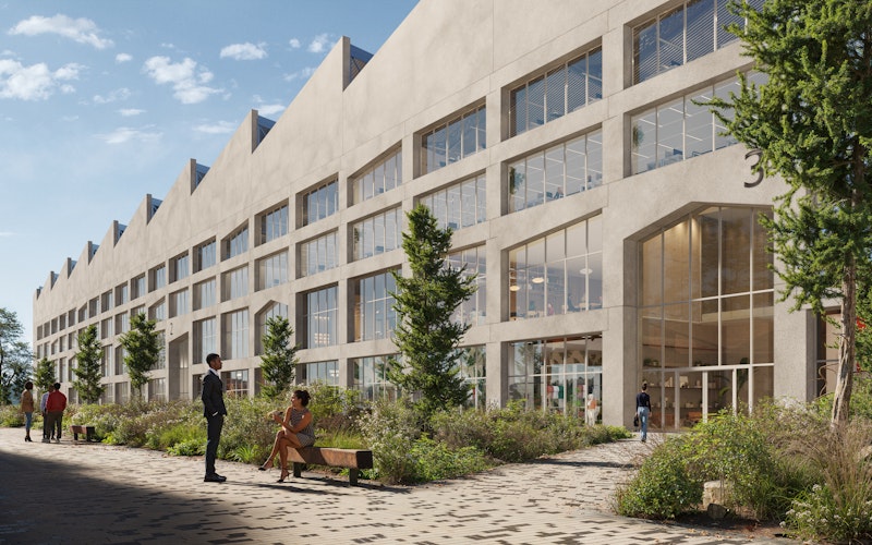 Offices within the retail campus