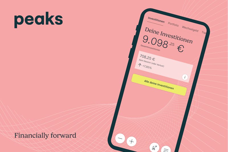 Das neue Design der Peaks-App