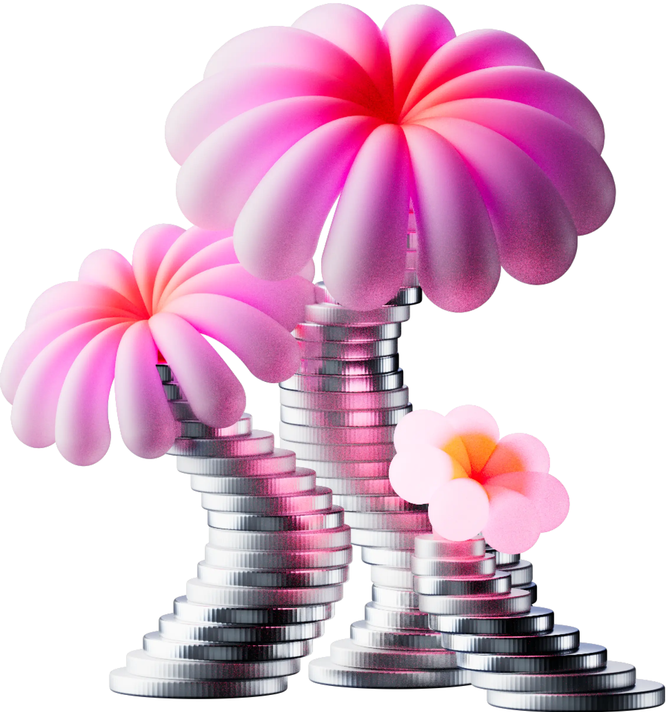 Investieren 3D Illustration