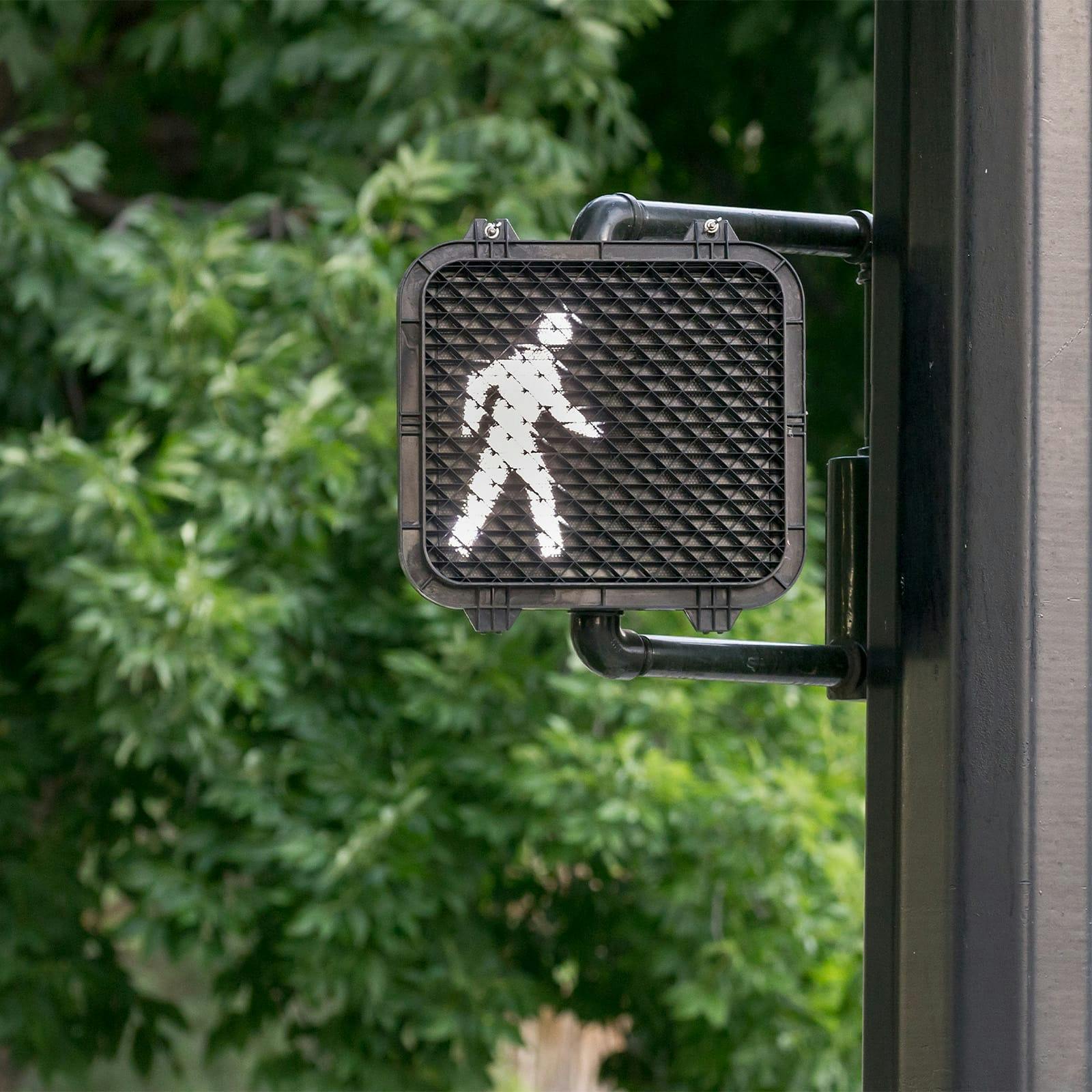 cross walk sign