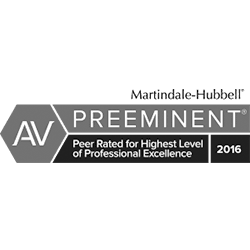 AV Preeminent 2016 award