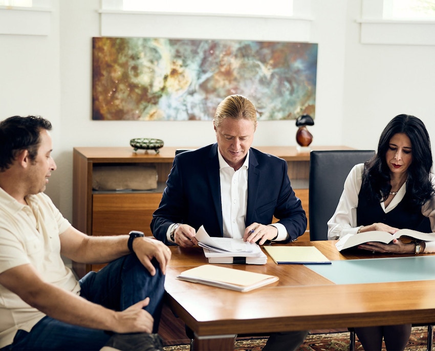 Hella listening to her client