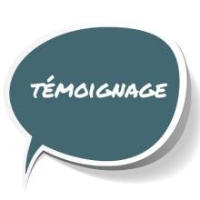 Visuel témoignage gris