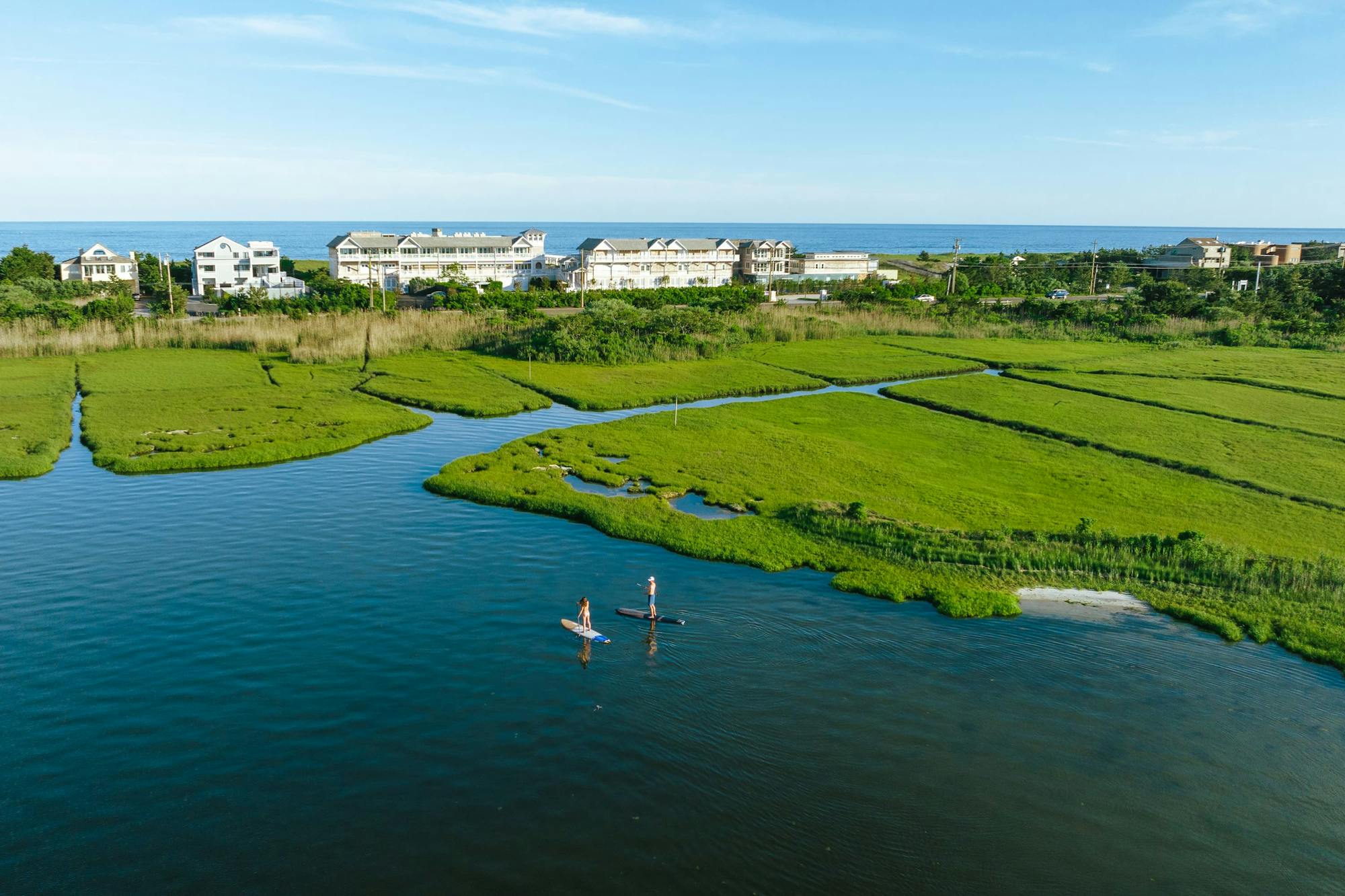 Mountain bike riders in the forest