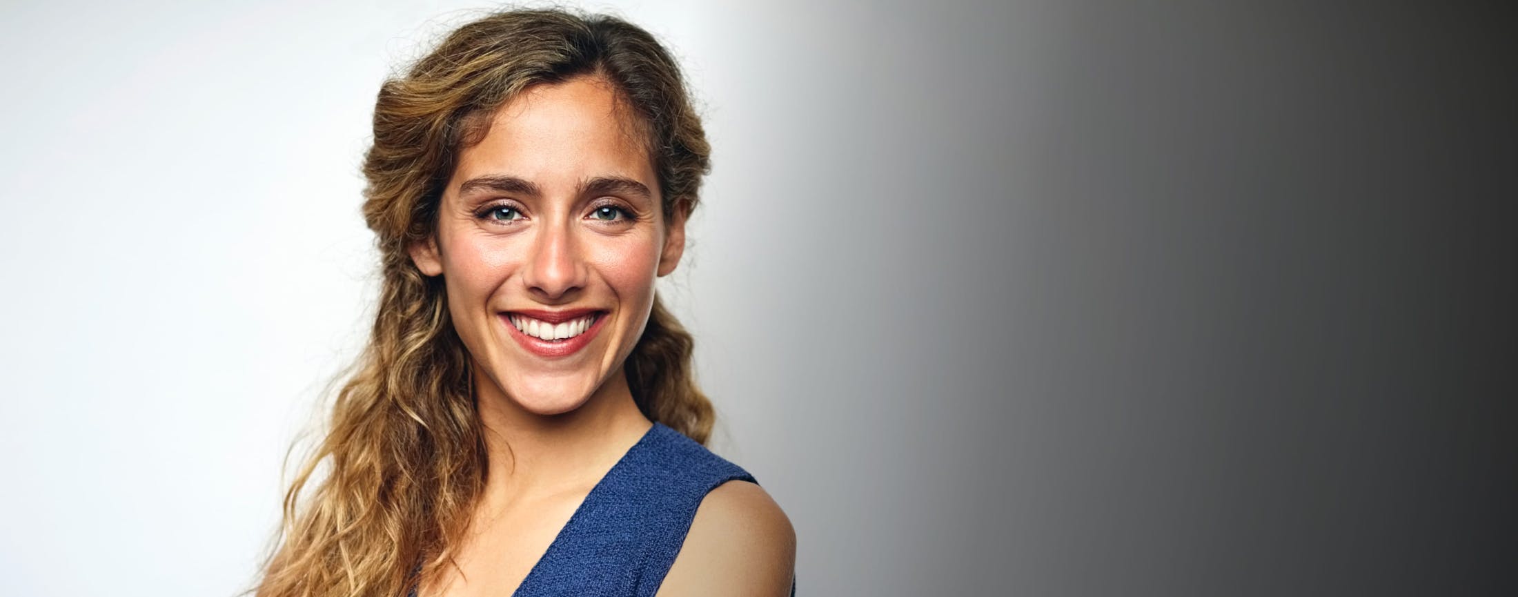 Woman smiling