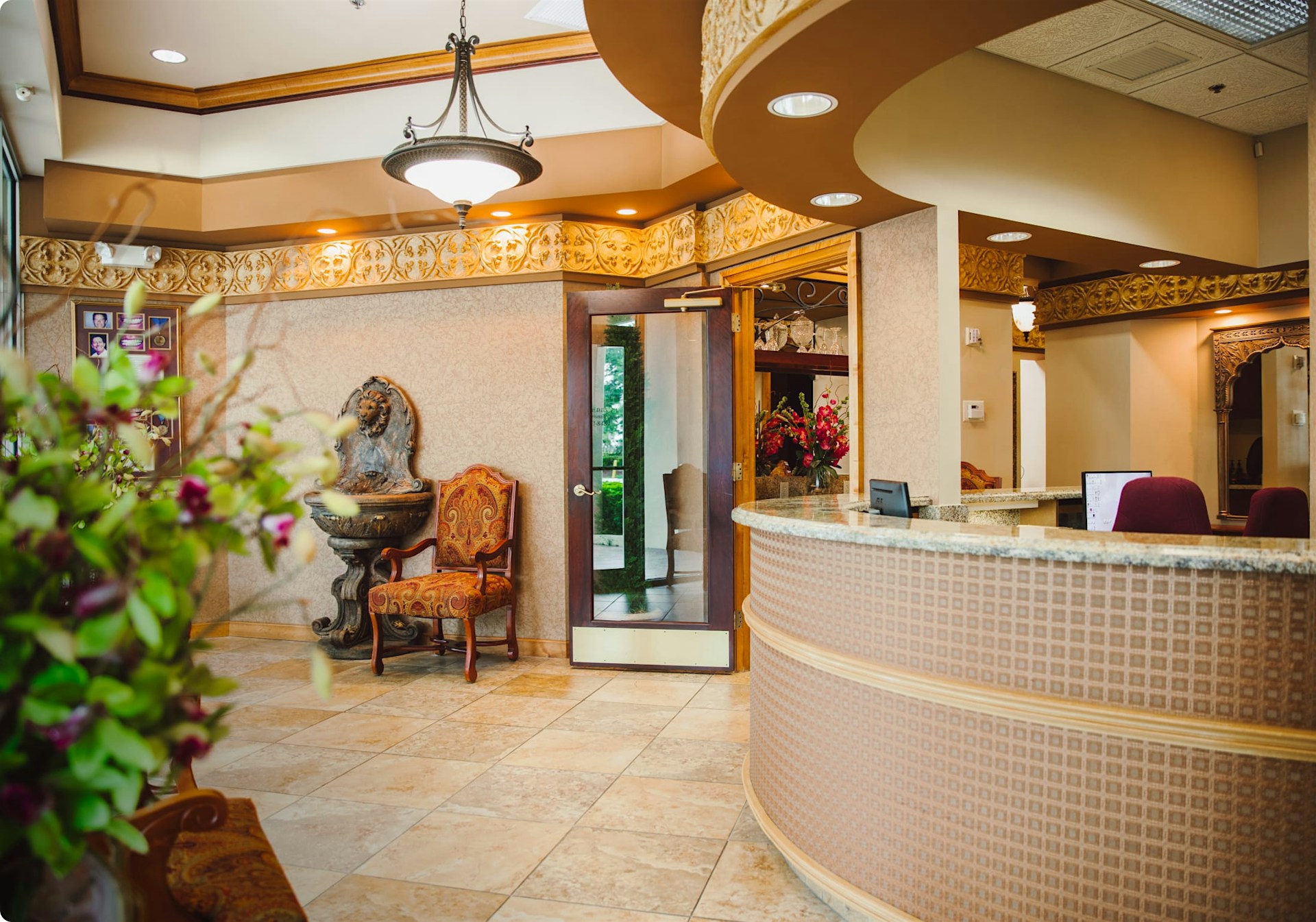 front lobby of Florida Center for Aesthetic Dentistry