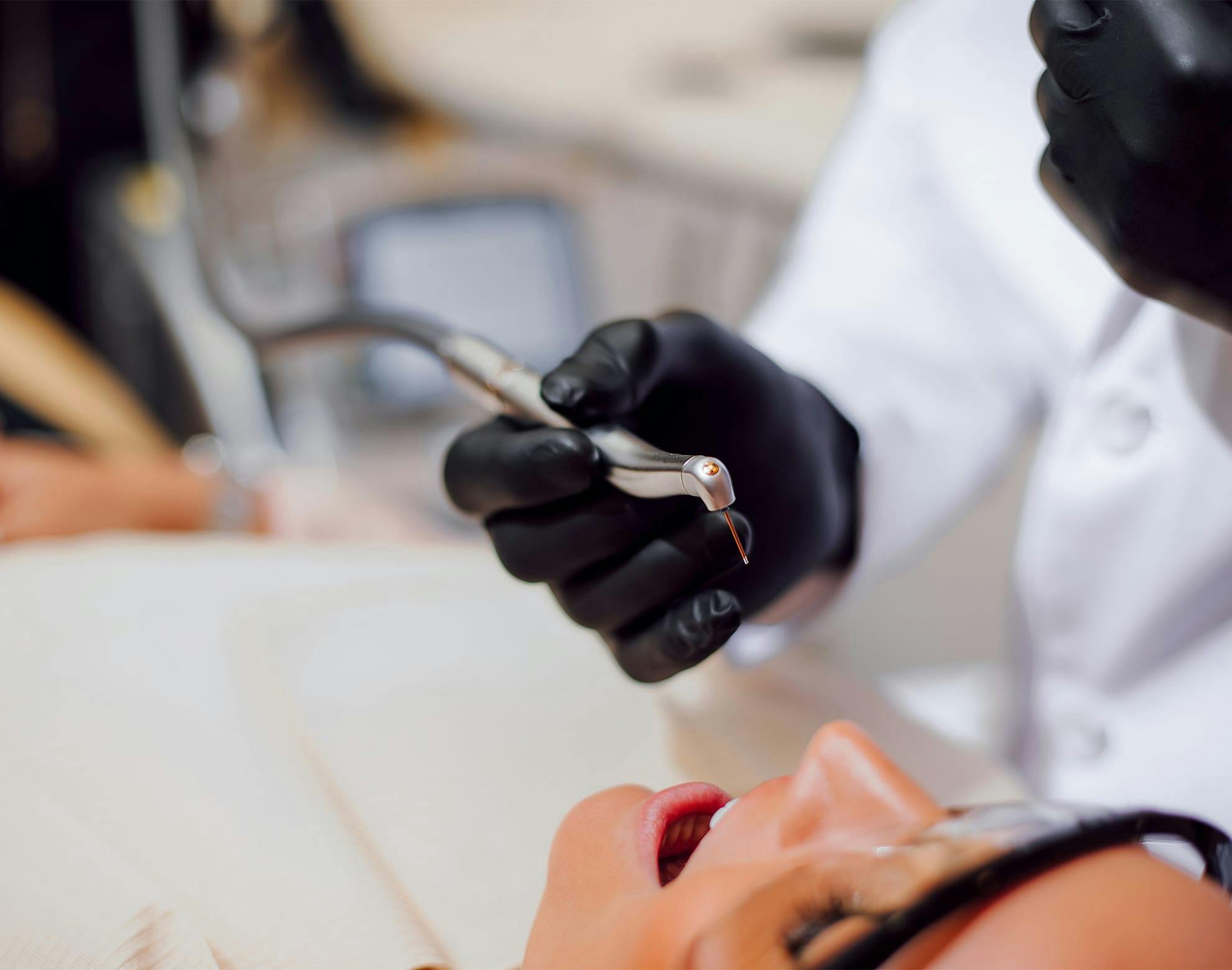 male at the dentist