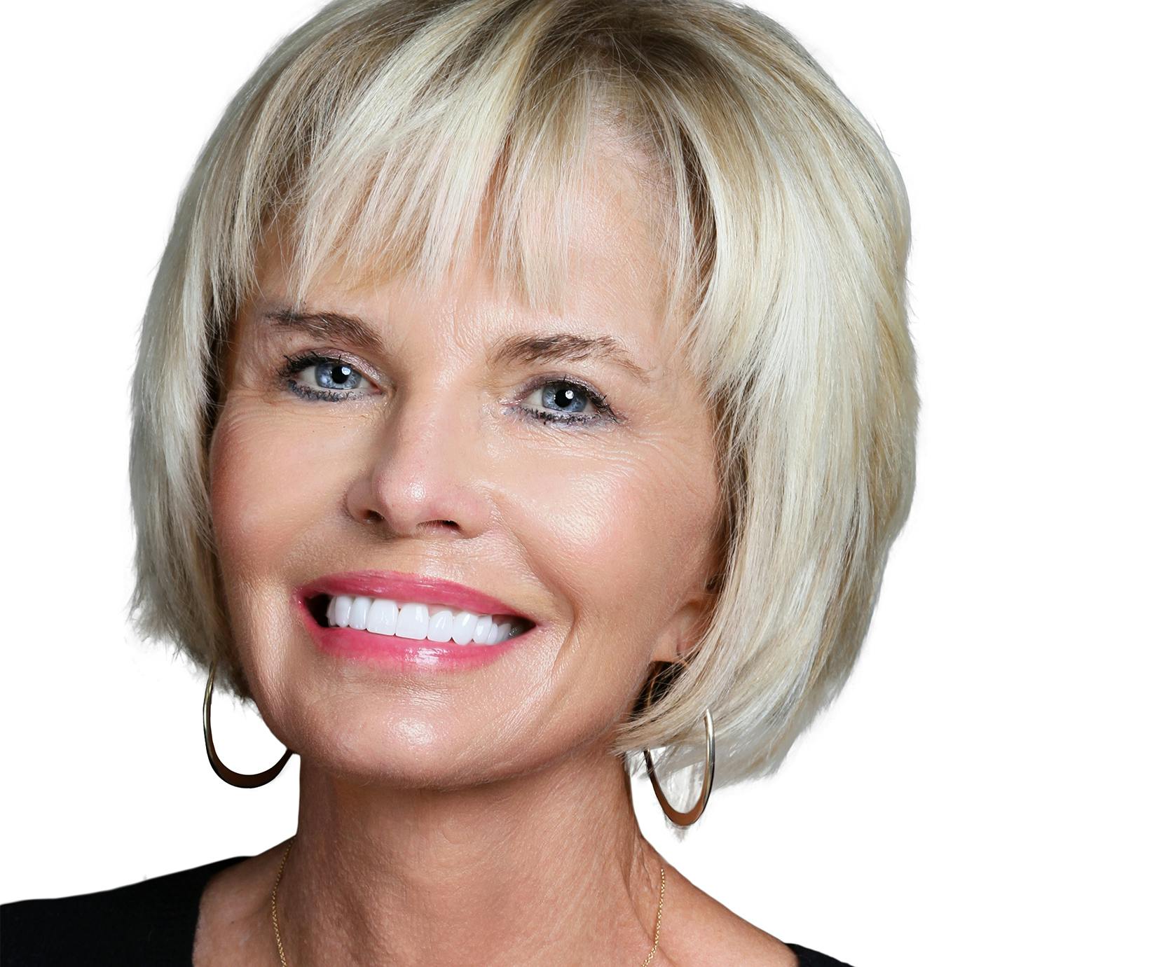 woman with shoulder length hair
