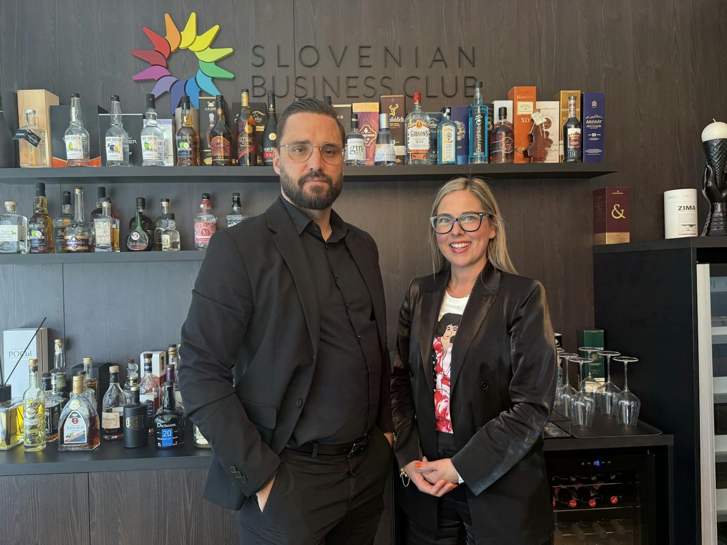 CEO Urh Klevže and CFO Iza Miložič