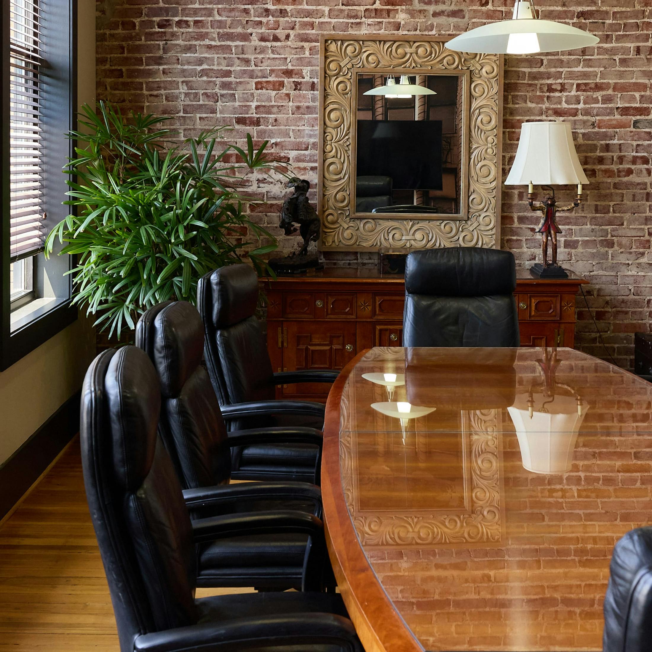 A desk at HGD Law Firm