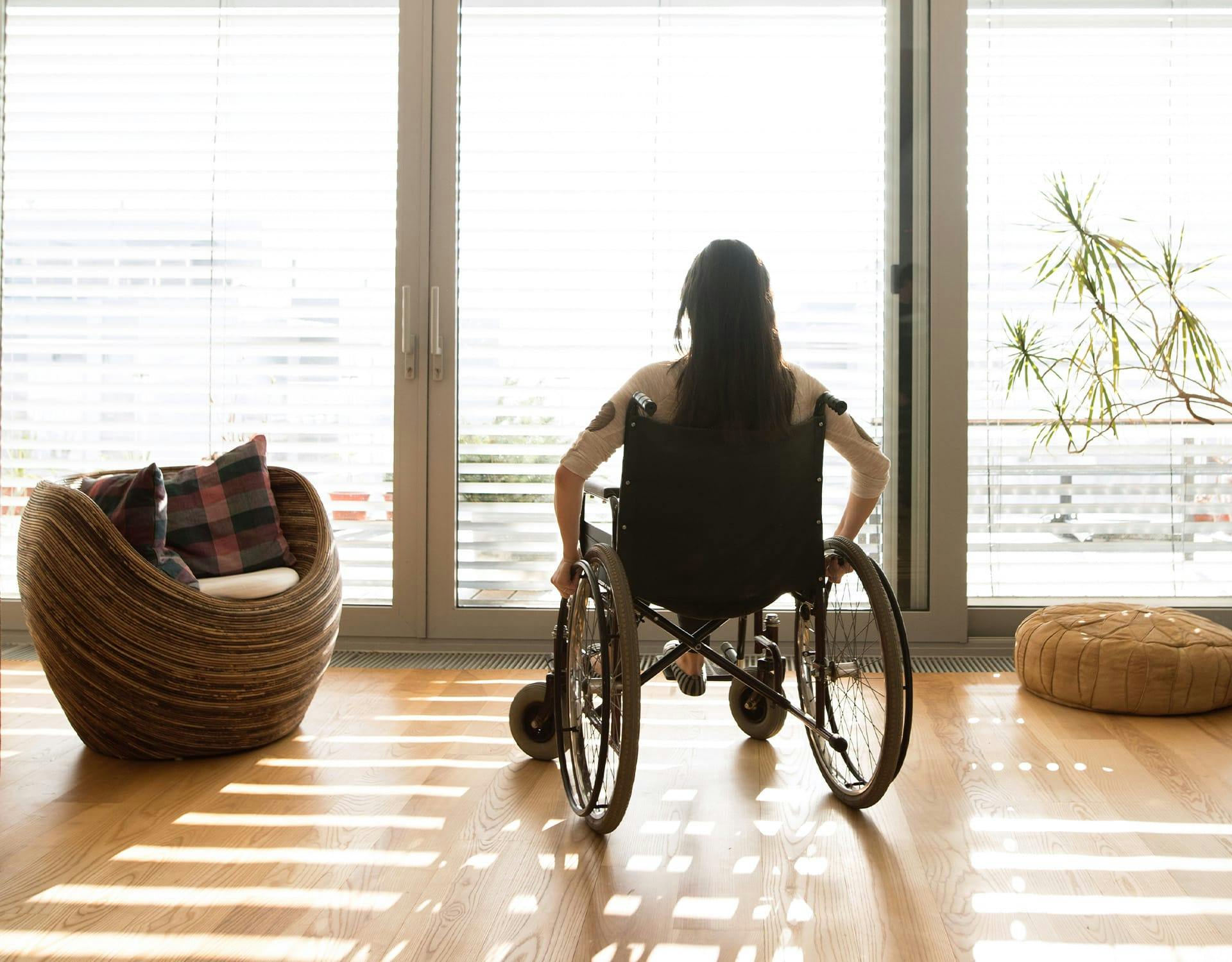 Person in a wheelchair