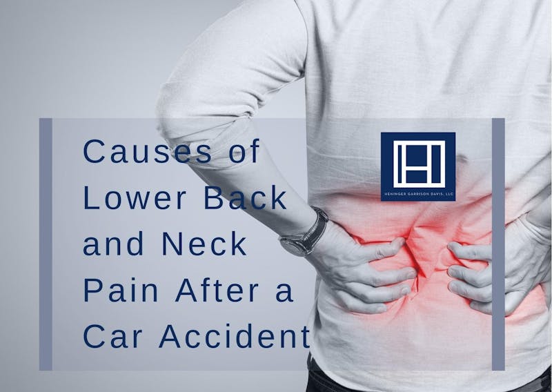 Causes of back pain after a car accident