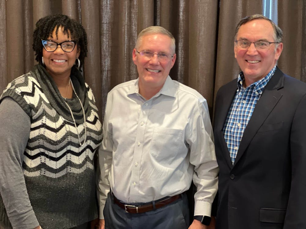 Bill with Terri Harvill, Executive Director of the Downtown YMCA and Jarry Taylor, Chairman of the Board