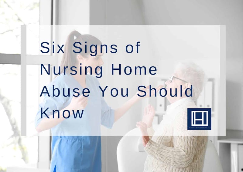 Six signs of nursing home abuse