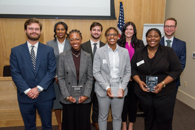 The finalists in Closing Argument Competition