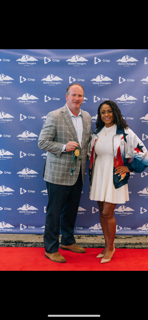 Erik with a speaker at Crisp