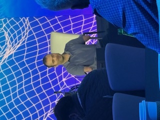 A speaker at the Crisp event