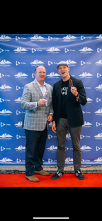 Erik Heninger with a Crisp speaker