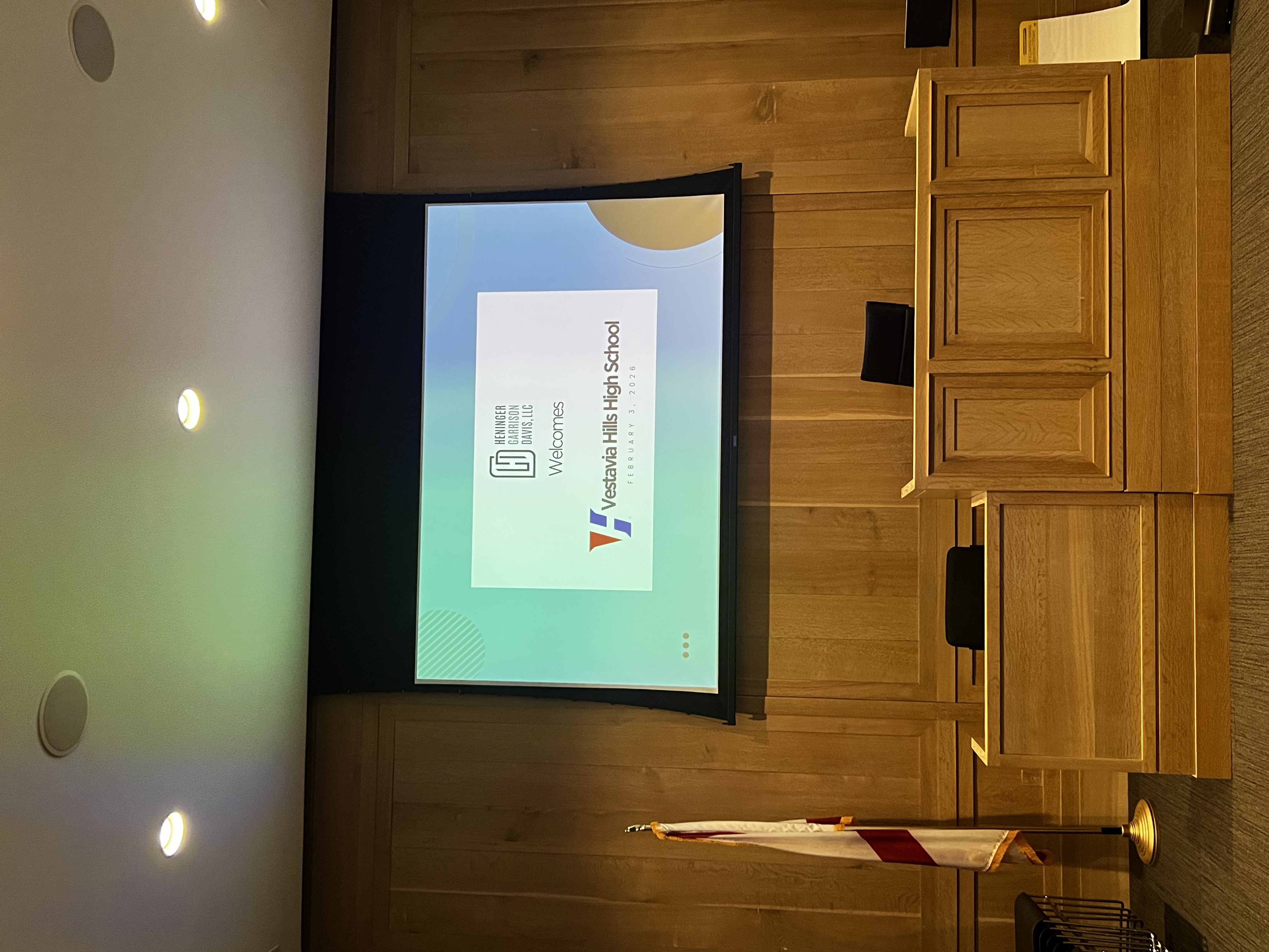 Slideshow for Vestavia Hills High School students