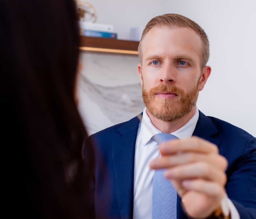 Doctor and patient during consultation