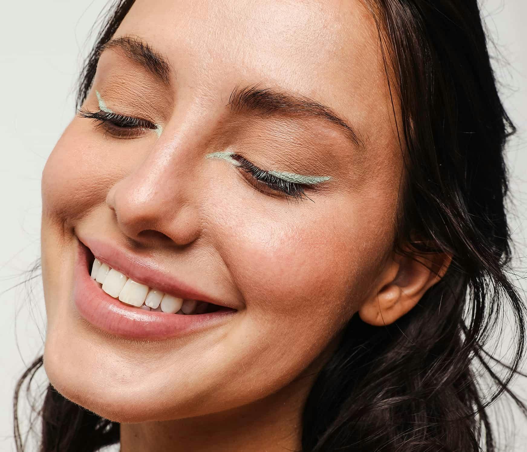 Woman smiling