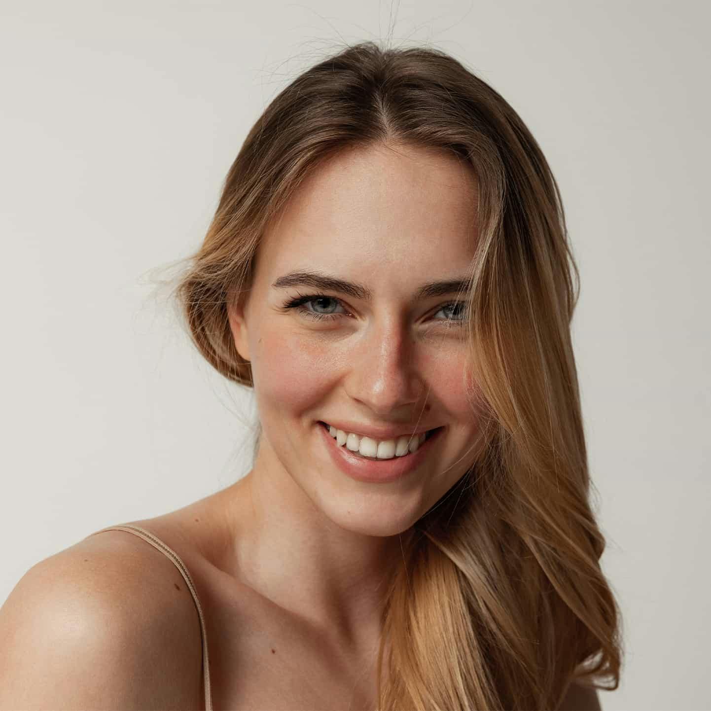 Woman smiling