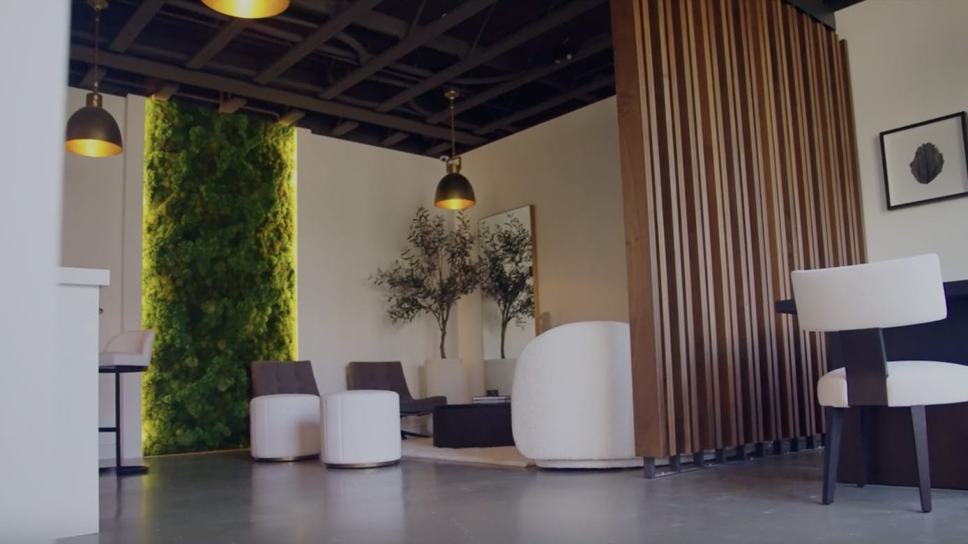 sitting area at NewSkin