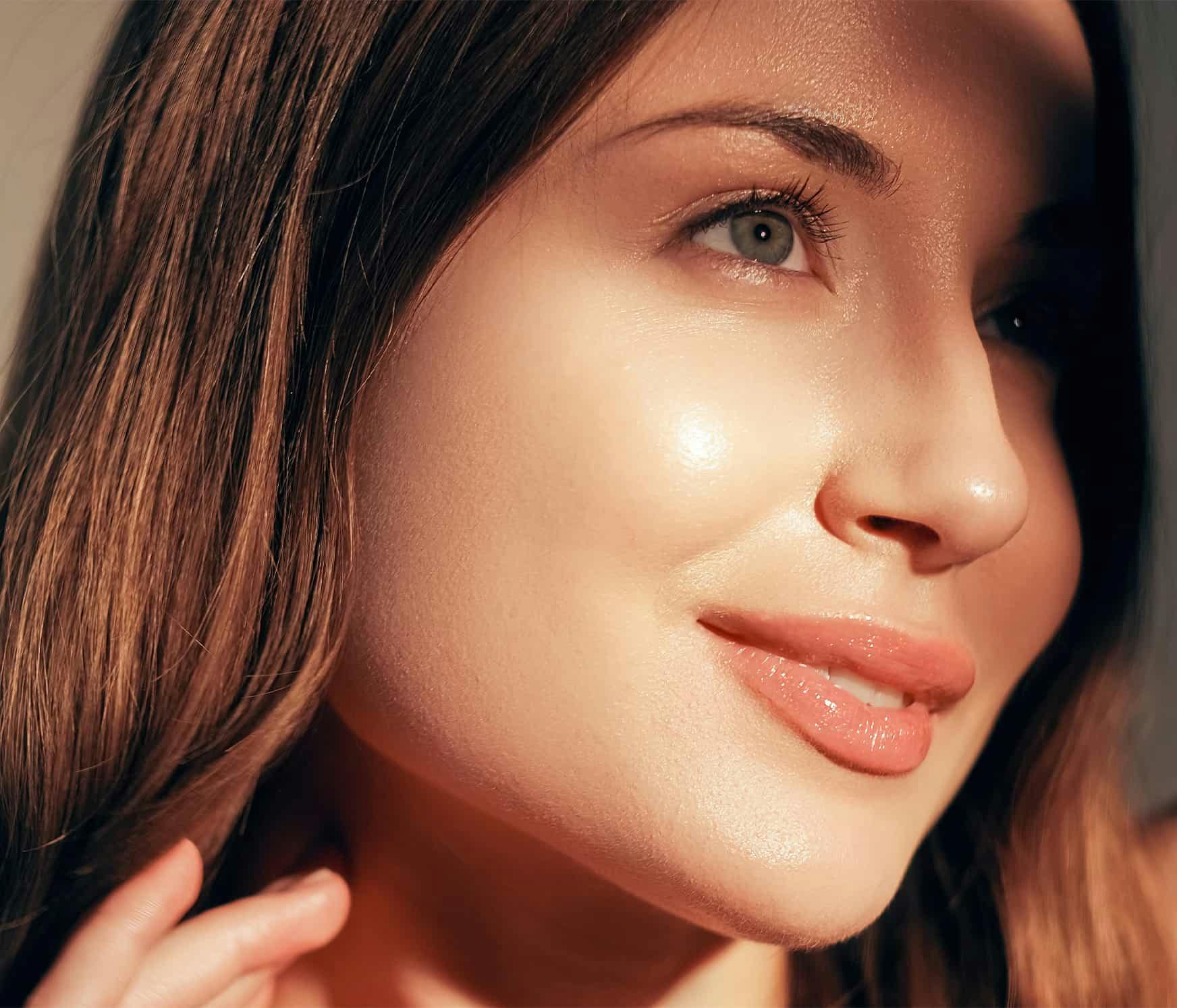 Woman smiling