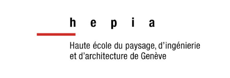 Logo hepia. Haute école du paysage, d'ingénierie et d'architecture de Genève.