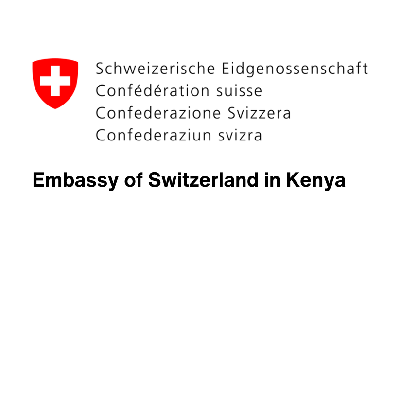 Logo Schweizerische Eidgenossenschaft. Embassy of Switzerland in Kenya.
