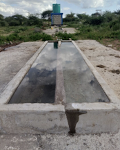 he newly constructed animal watering stations on the outskirts of the Gambella Wetland.