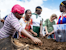 The mushroom project is an opportunity for women in pastoralist communities to gain new skills and knowledge, in efforts to improve livelihoods through sale of mushrooms. Susan Kabacia of the NMK (left, in pink head wrap) and Elizabeth Kuraru of the Green Earth Warriors (second from left) are committed to rural women’s empowerment.