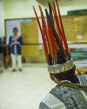 Representatives of FENAMAD, CDE and Wyss Academy co-designing the implementation of the ID Indigenous Governance.