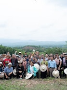 Participants in the Southeast Asia dialogue visit the forest in Nan Province in order to share their perspectives and deep knowledge of the region, Thailand.