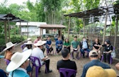 Participants in the Southeast Asia dialogue visit the forest in Nan Province in order to share their perspectives and deep knowledge of the region, Thailand.